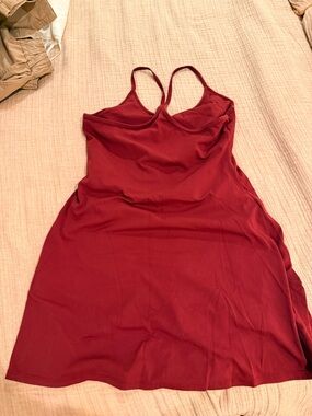 Quince Deep Wine Red Athletic Skort Dress